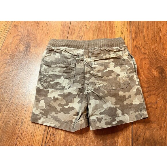 Cat & Jack Size 18mth  12 month Camo Shorts Pockets Easy on Easy Off Drawstring - Picture 4 of 4